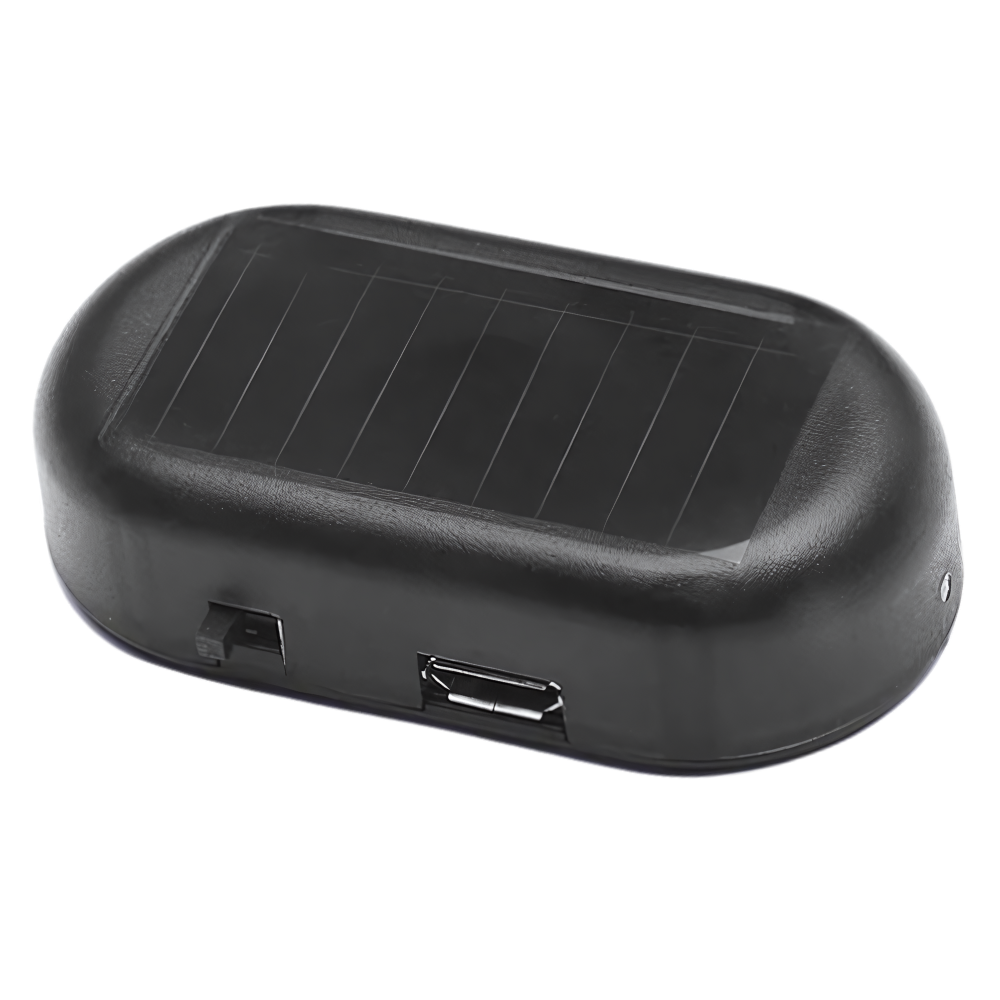 Solcelledrevet alarmlys til biler
-BlåRød - Ozerty