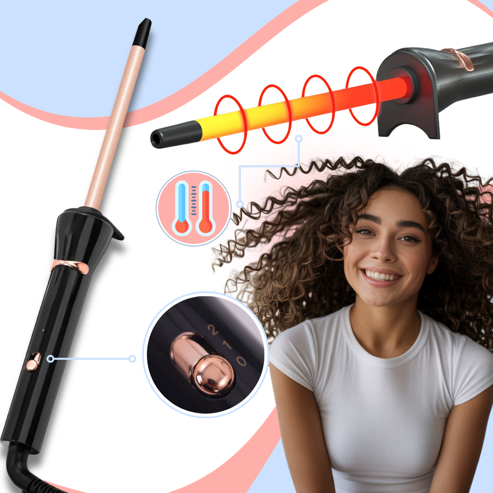 Keramisk Mikrokrøllejern - Ozerty