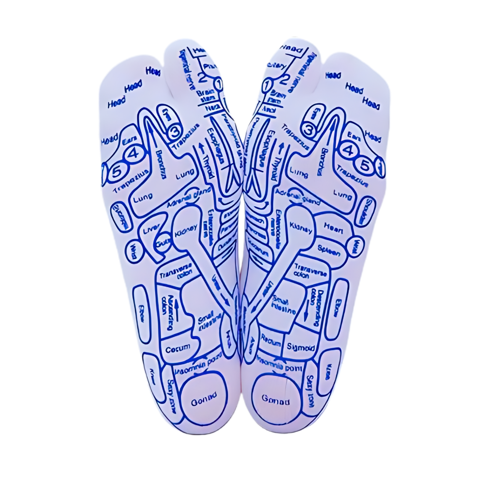 Cirkulationsøgende Zoneterapi Strømper
-MandKvinde - Ozerty