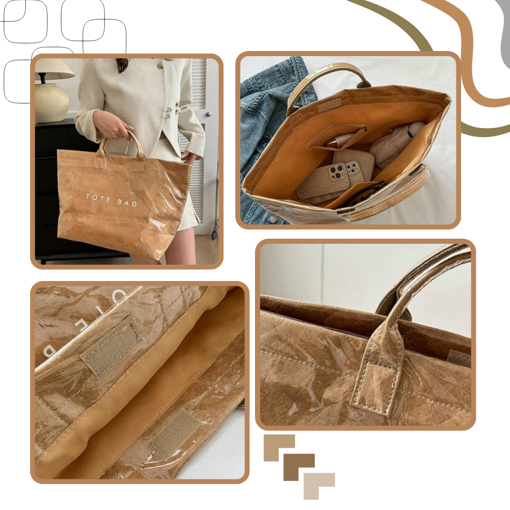 Klassisk stor vandtæt taske - Ozerty