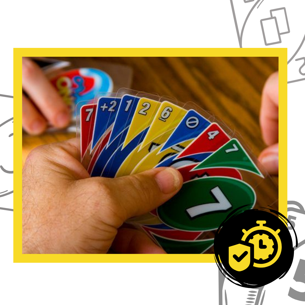 Klassisk Uno med vandtætte kort
- Ozerty