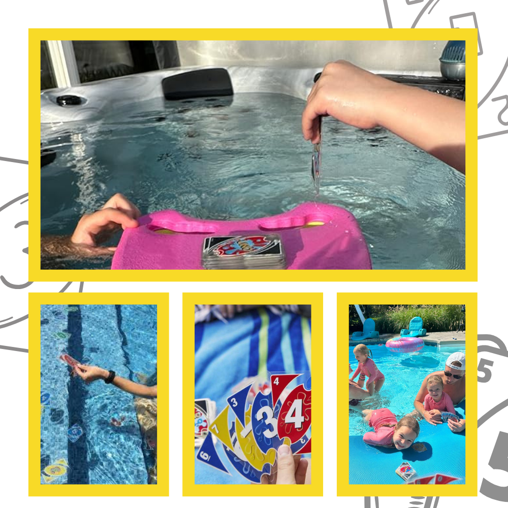 Klassisk Uno med vandtætte kort
- Ozerty