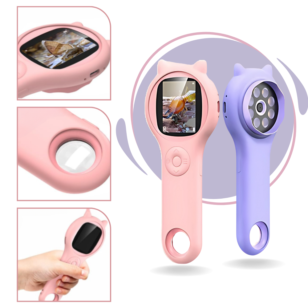 Bærbart mikroskop med klart udsyn - Ozerty