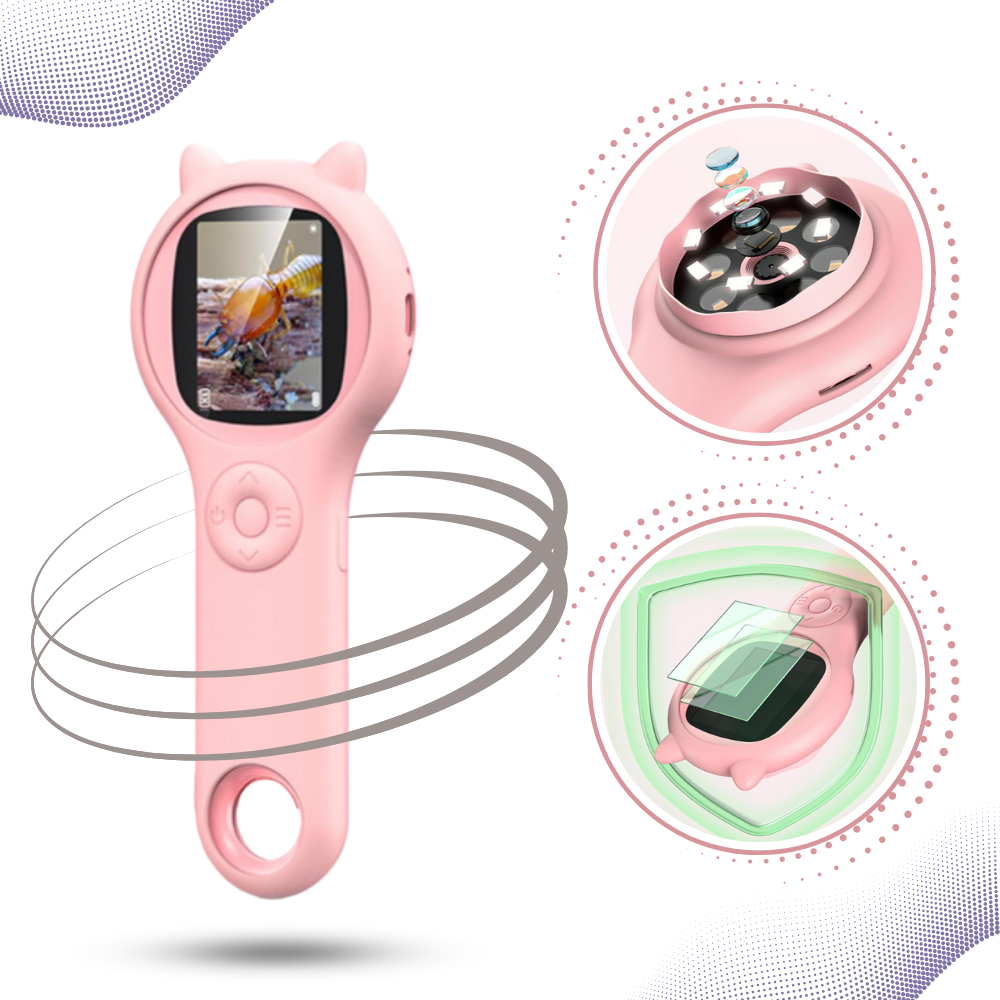 Bærbart mikroskop med klart udsyn - Ozerty