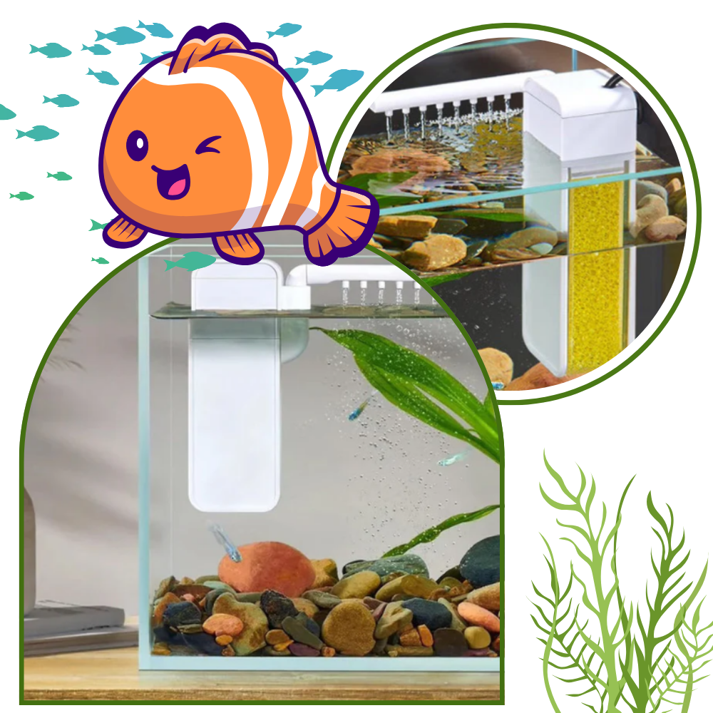 Tilstopningsresistent filterpumpe til akvarier
- Ozerty