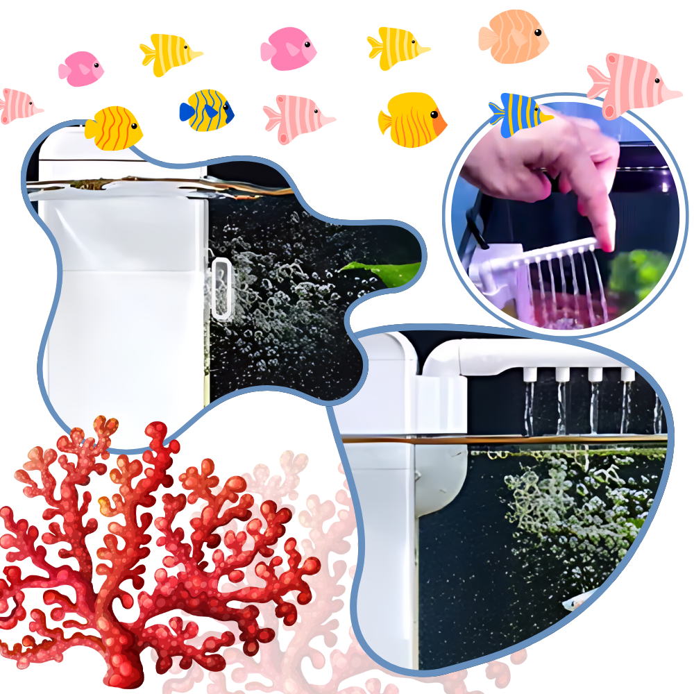 Tilstopningsresistent filterpumpe til akvarier
- Ozerty