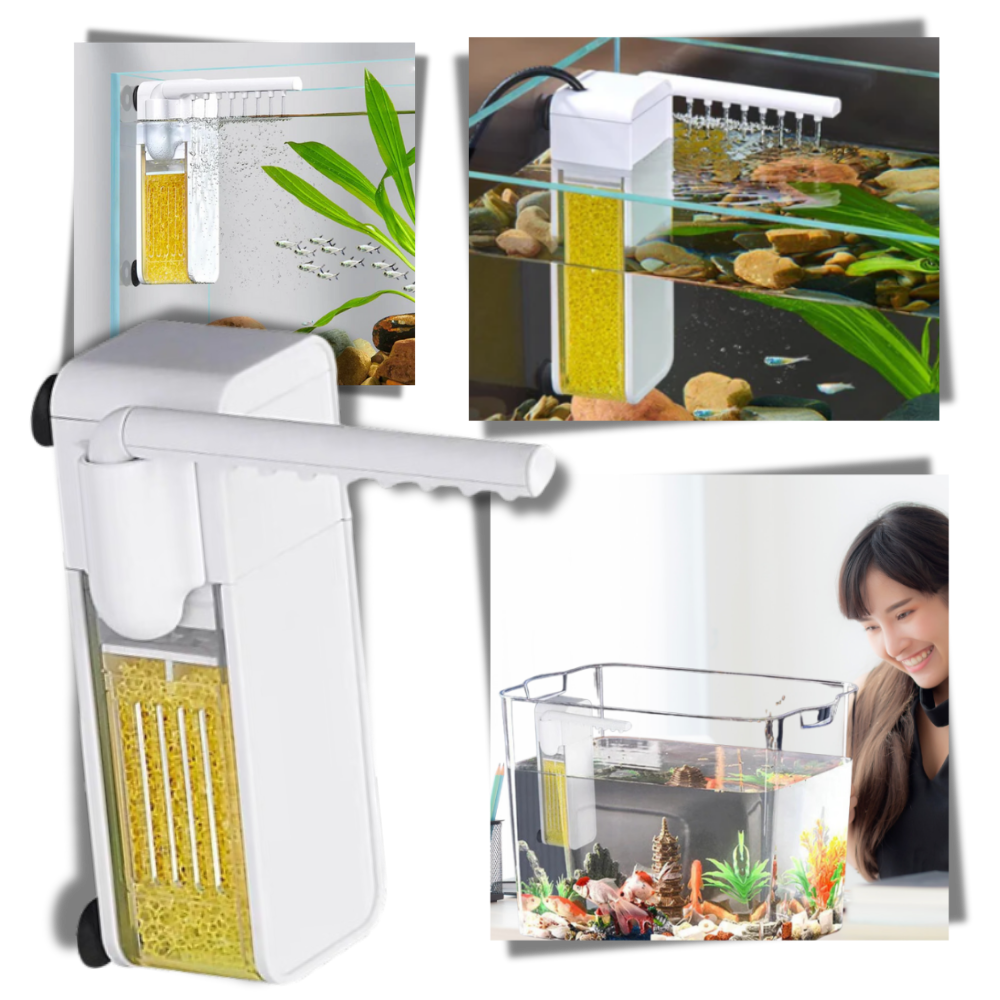 Tilstopningsresistent filterpumpe til akvarier
- Ozerty