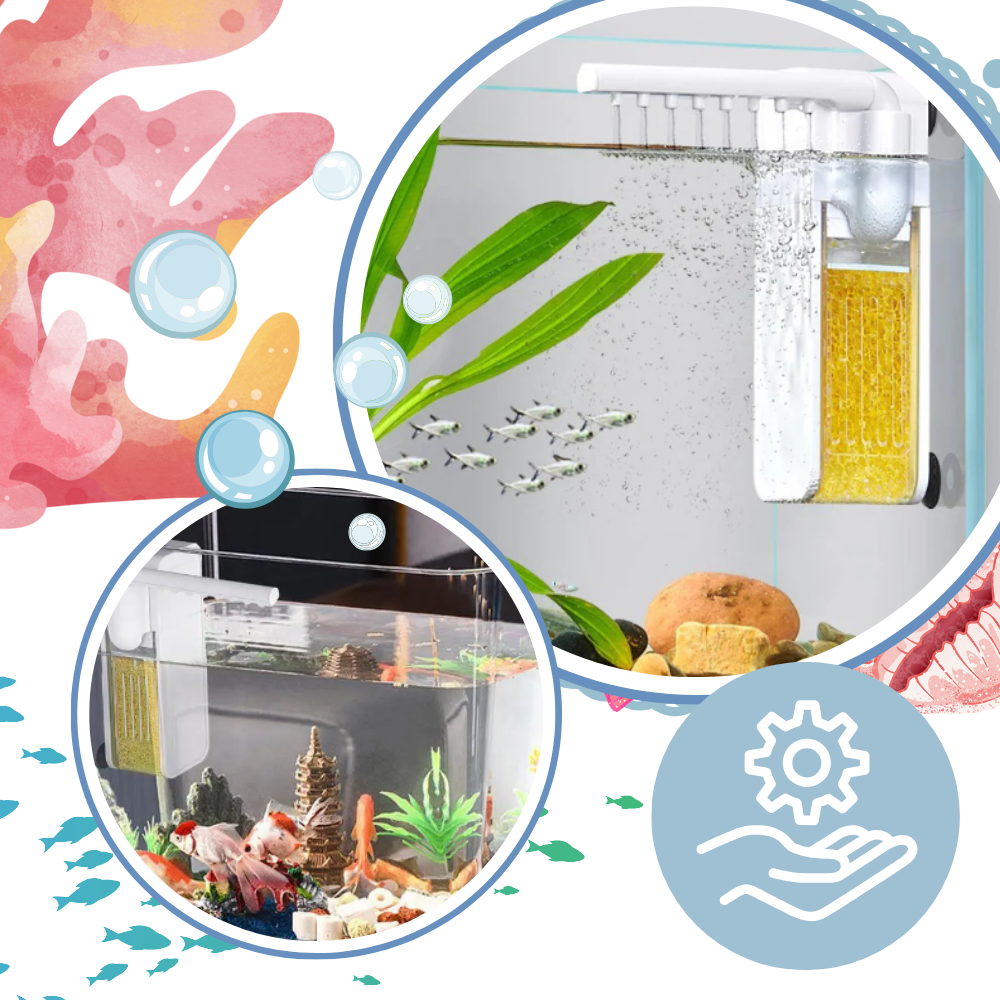 Tilstopningsresistent filterpumpe til akvarier
- Ozerty