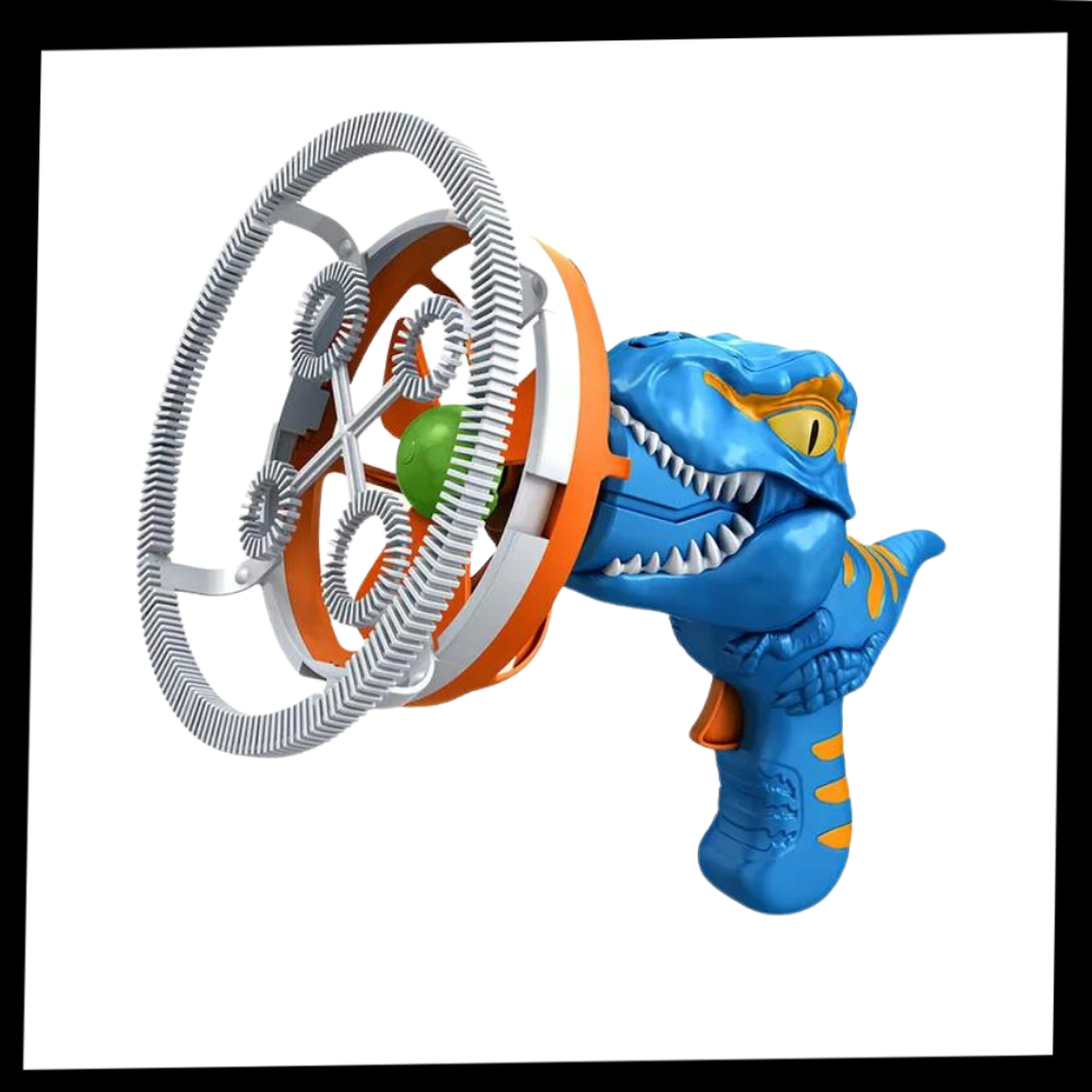 Farverig Dinosaur-sæbeboblemaskine
- Ozerty