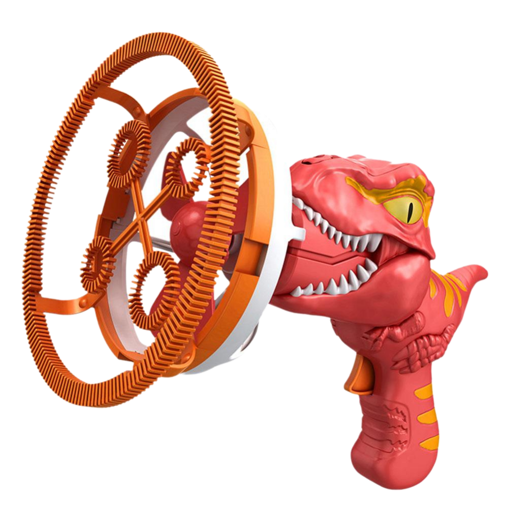 Farverig Dinosaur-sæbeboblemaskine
-Rød - Ozerty
