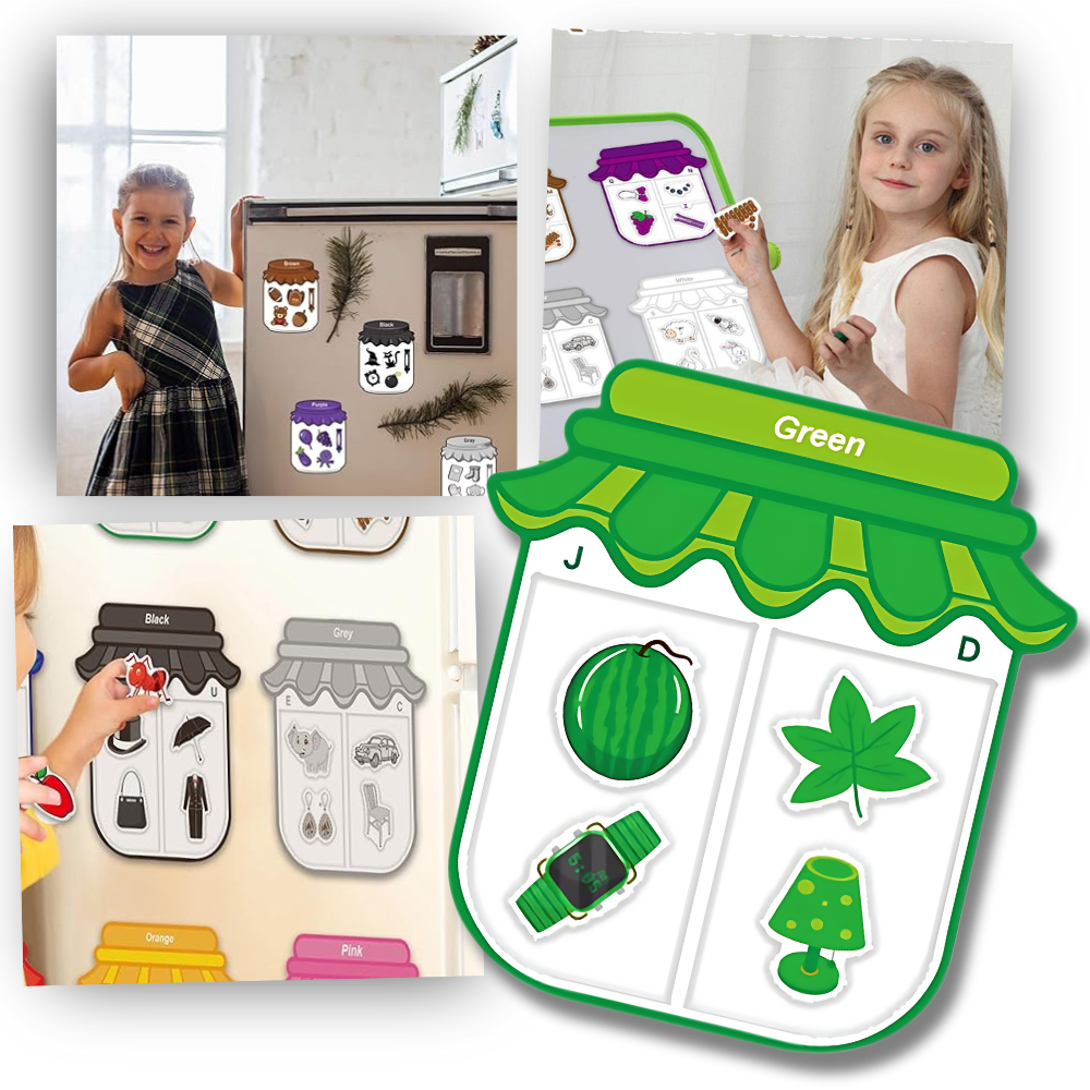 Farve- og lærerige magneter
- Ozerty