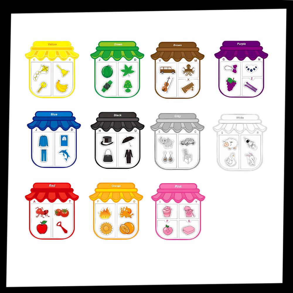 Farve- og lærerige magneter
- Ozerty