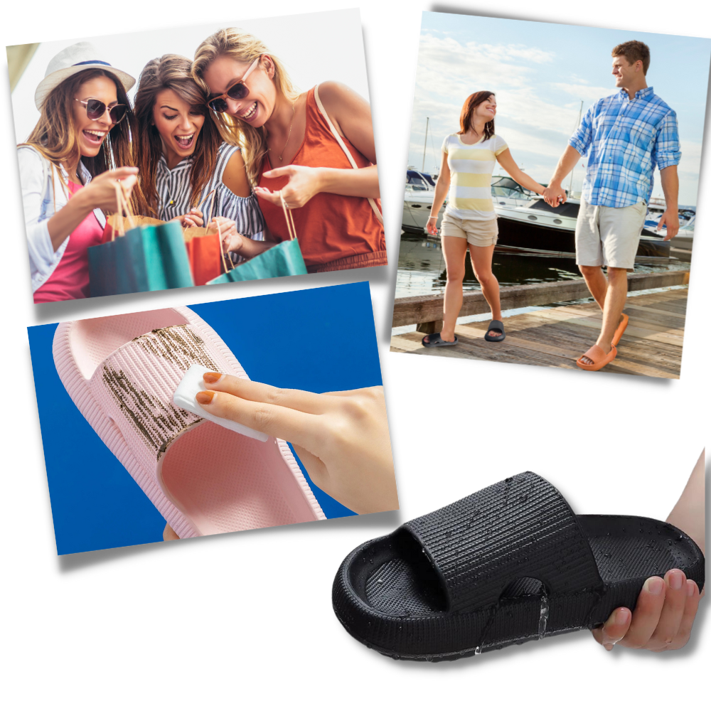 Farverige ortopædiske sommersandale - Ozerty