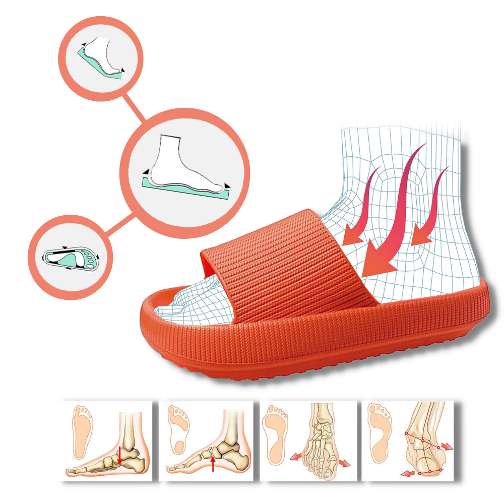 Farverige ortopædiske sommersandale - Ozerty