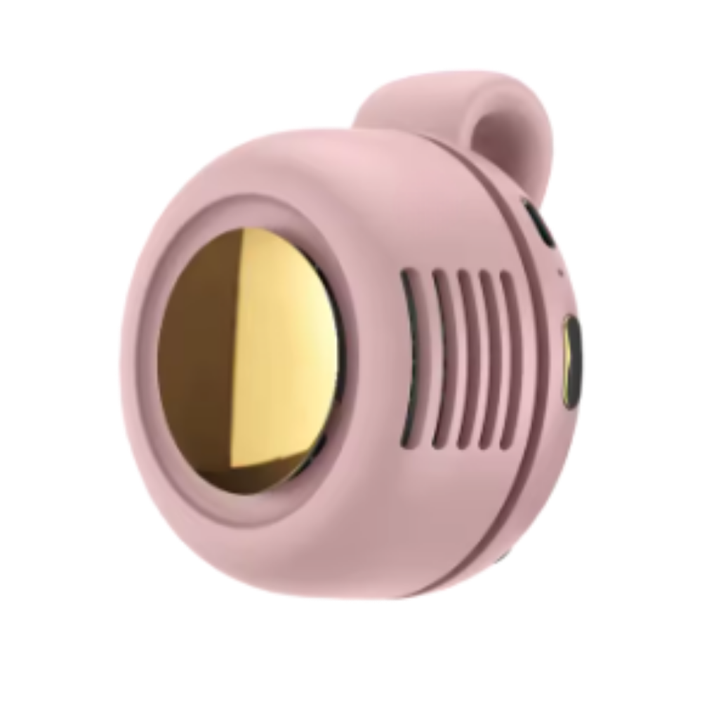 Diskret 360° clip-on ventilator -Lyserød - Ozerty