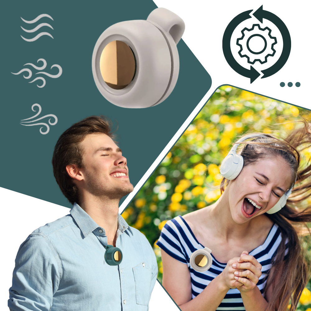 Diskret 360° clip-on ventilator - Ozerty