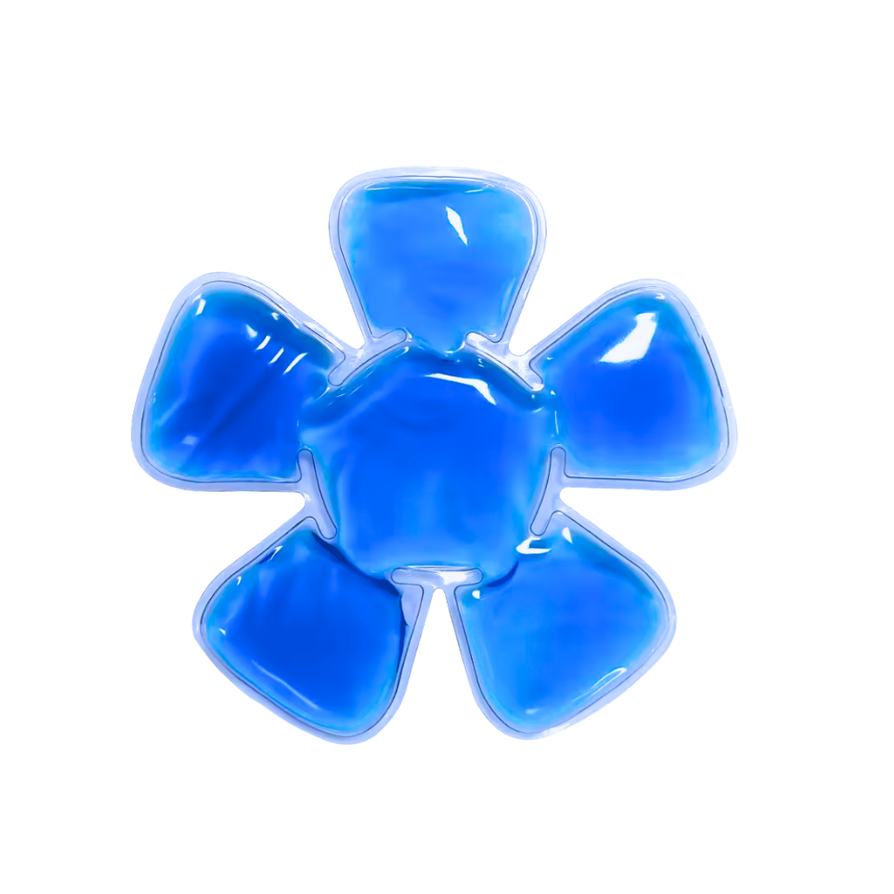 Køleplade til Hovedbund -Blå - Ozerty