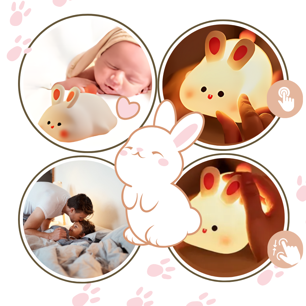 Hyggelig og sød Kanin-natlampe
- Ozerty