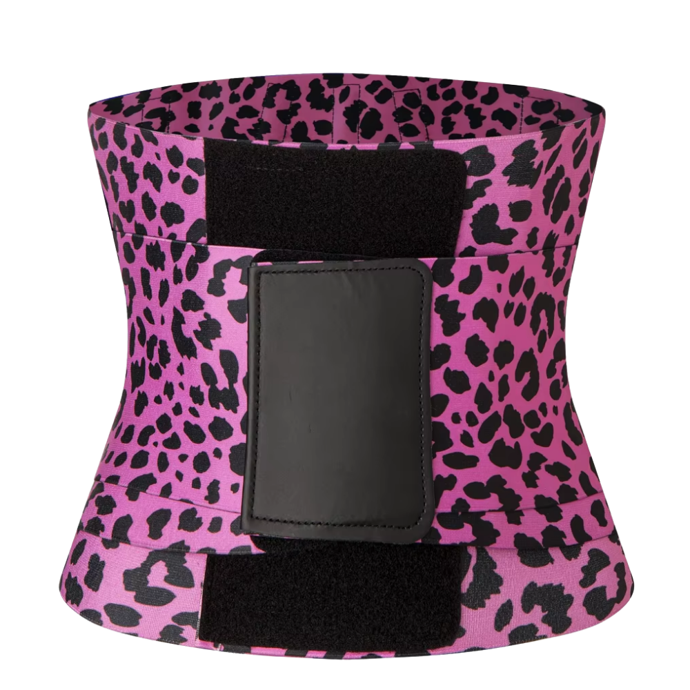 CurveMaster Trippel Formbælte -Lilla Leopard - Ozerty