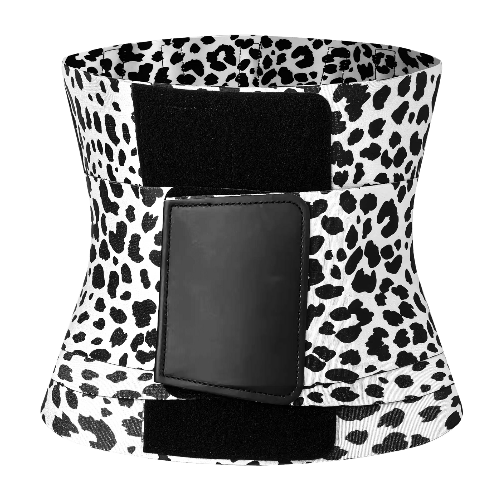 CurveMaster Trippel Formbælte -Hvid Leopard - Ozerty