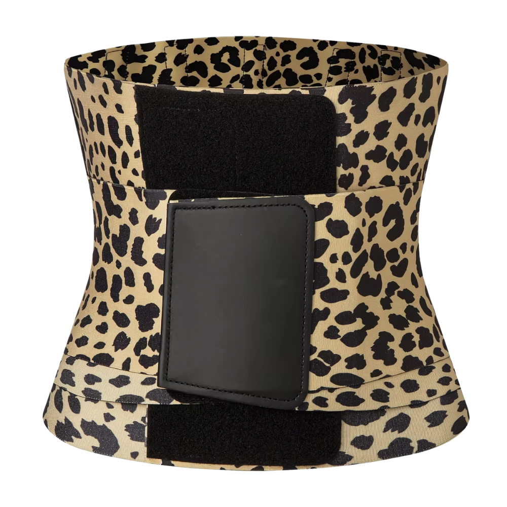 CurveMaster Trippel Formbælte -Gul Leopard - Ozerty