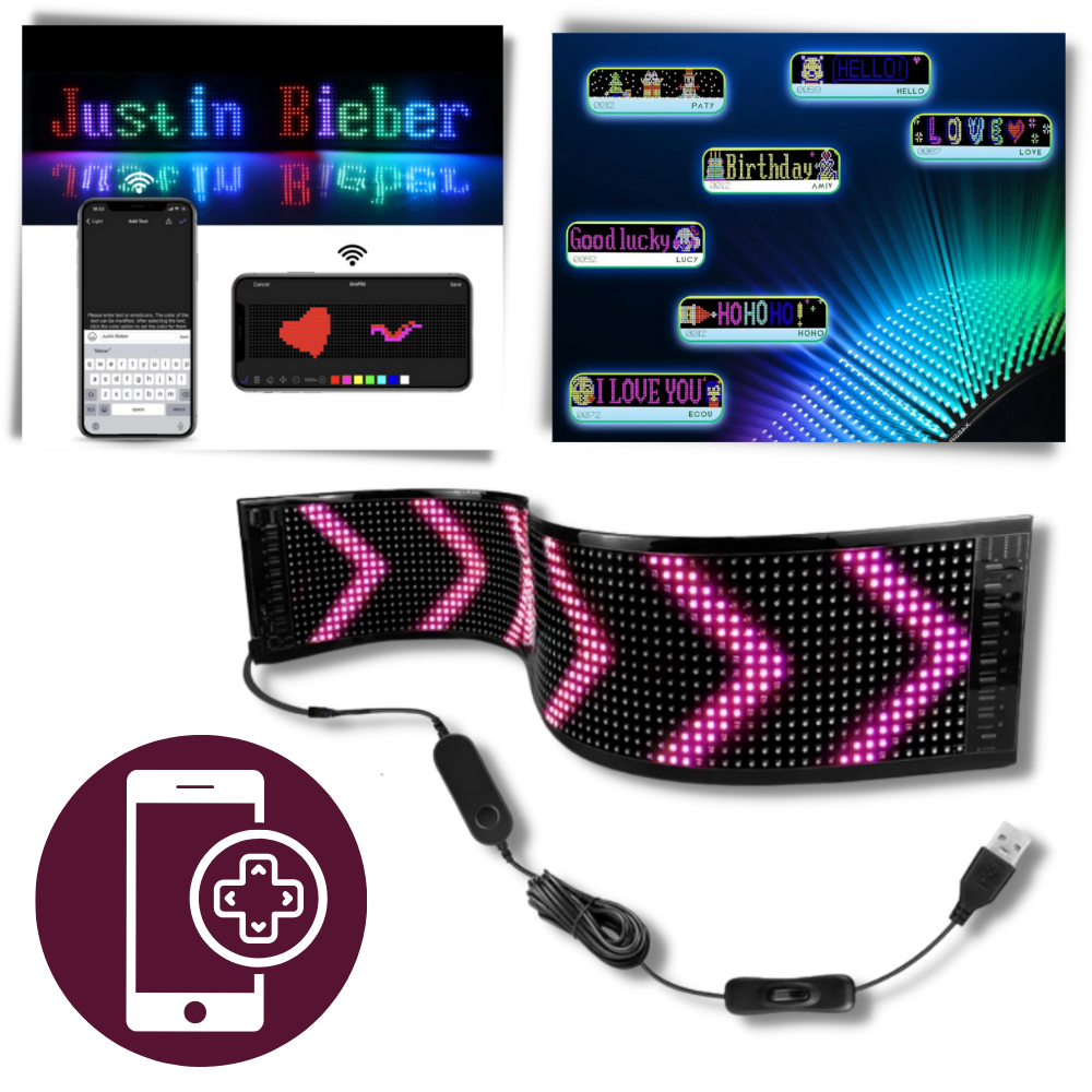 Tilpasningsdygtigt og fleksibelt LED-panel
- Ozerty