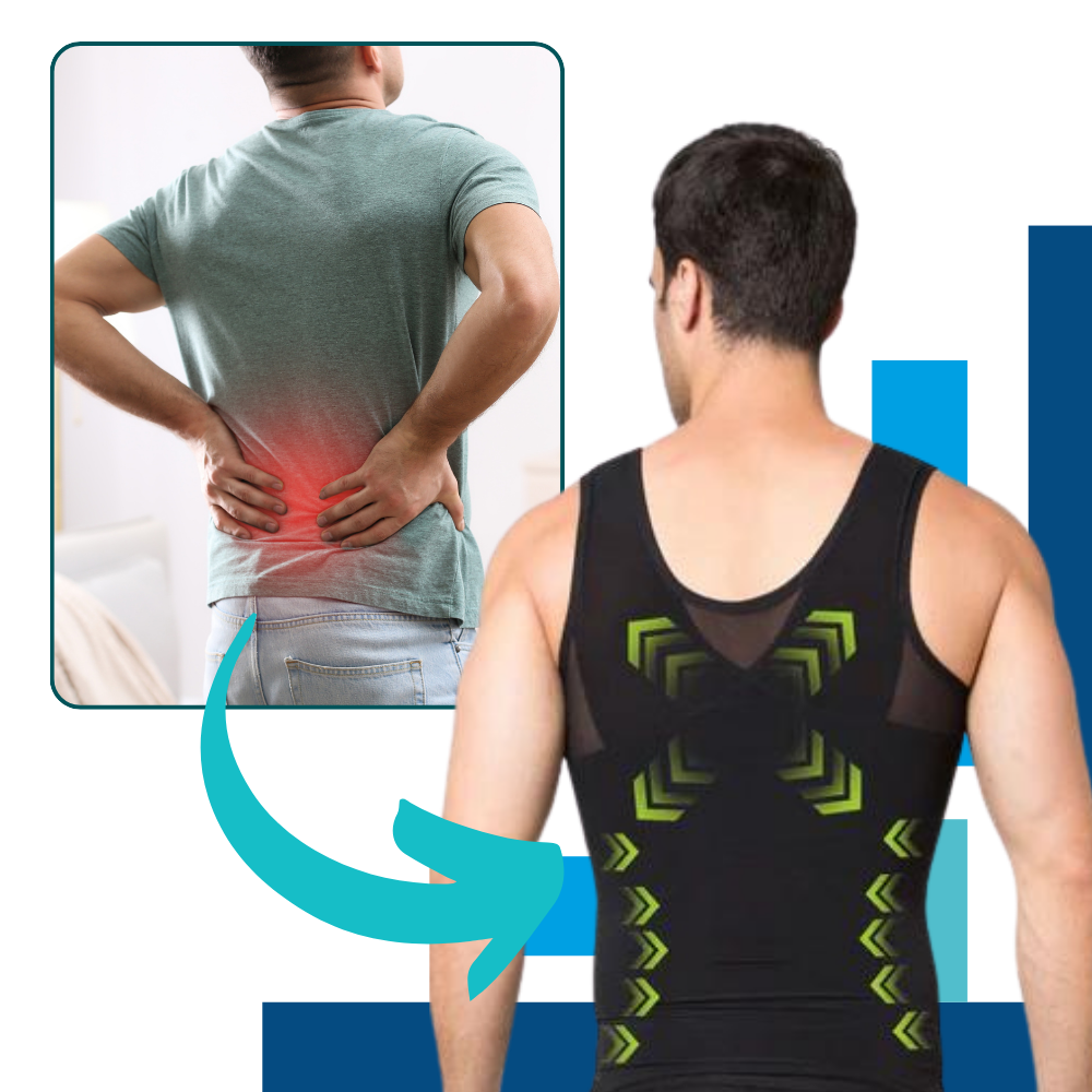 Diskret slankende body shaper til mænd - Ozerty