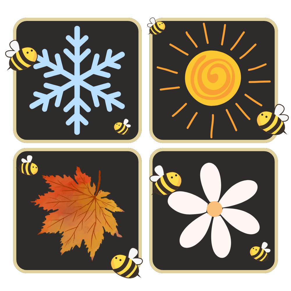 Diskret kop med tiltrækkende farve til bier
- Ozerty