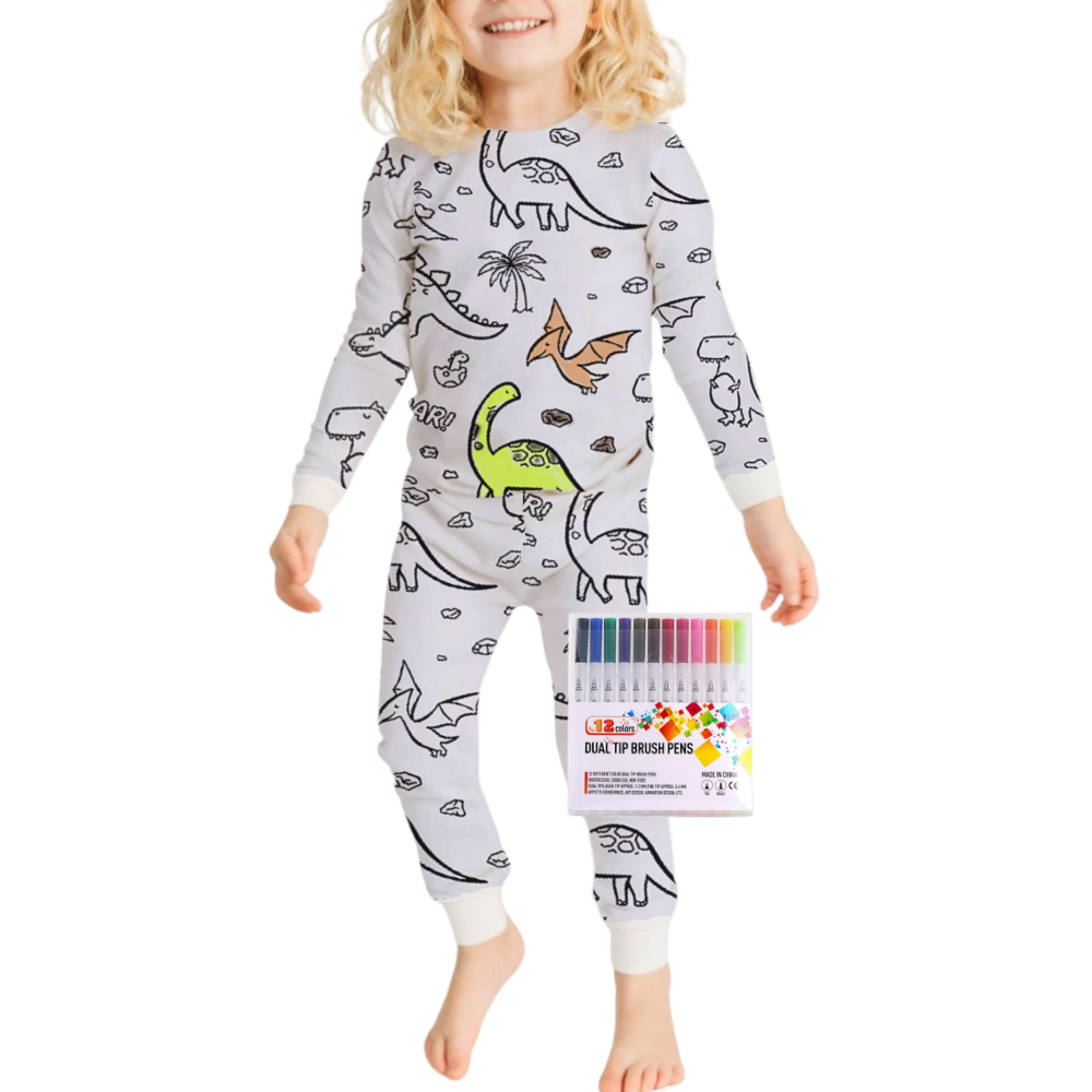 Doodle Dream Pyjamas -Dinosaurer - Ozerty