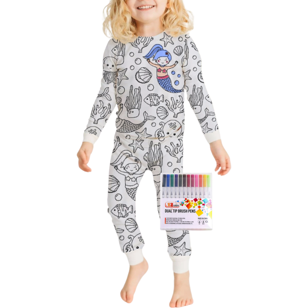 Doodle Dream Pyjamas -Den lille havfrue - Ozerty