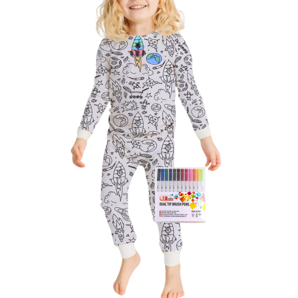 Doodle Dream Pyjamas -Mission i rummet - Ozerty