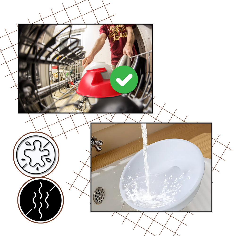 Tør-våd adskillelse morgenmadsproduktsskål - Ozerty