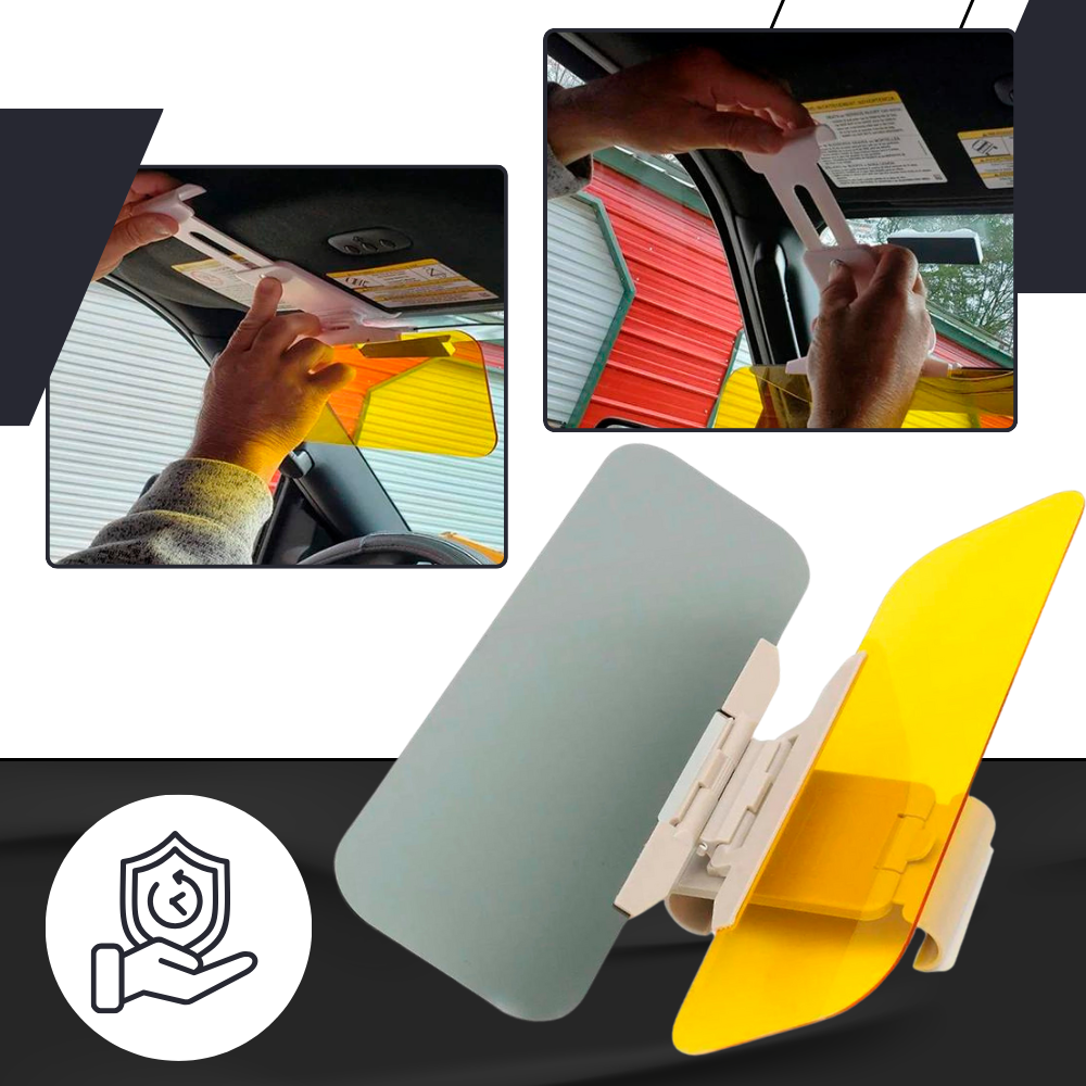 Blændeskærm med dobbeltfunktion til bil - Ozerty