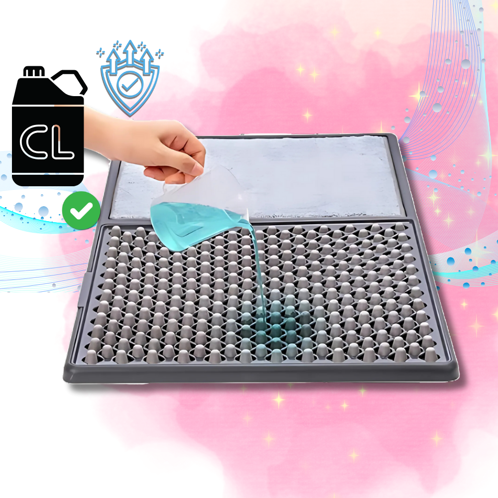 Desinficerende dørmåtte med to rengøringszoner - Ozerty