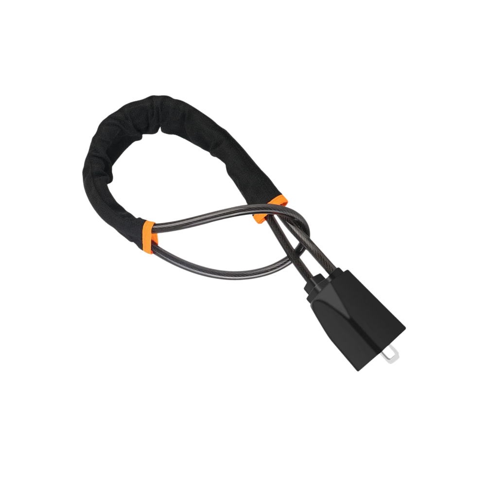 Dobbelt sikkerhedsrattlås -Sort - Ozerty