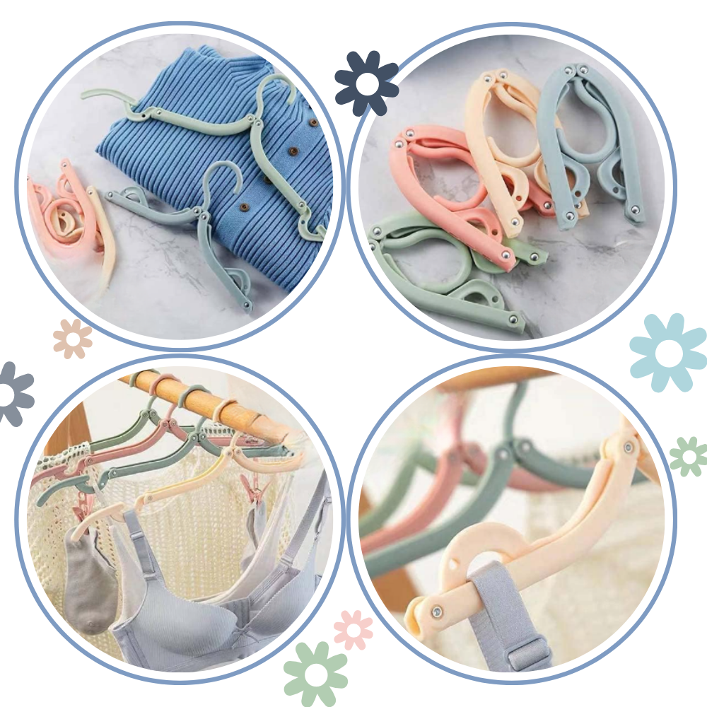 Foldbare tøjbøjler i to størrelser - Ozerty