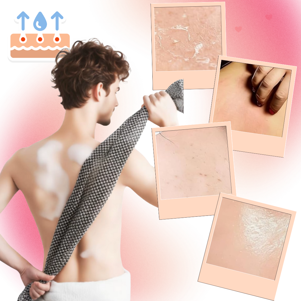 Vaskeklud med dobbelt tekstur til eksfoliering - Ozerty