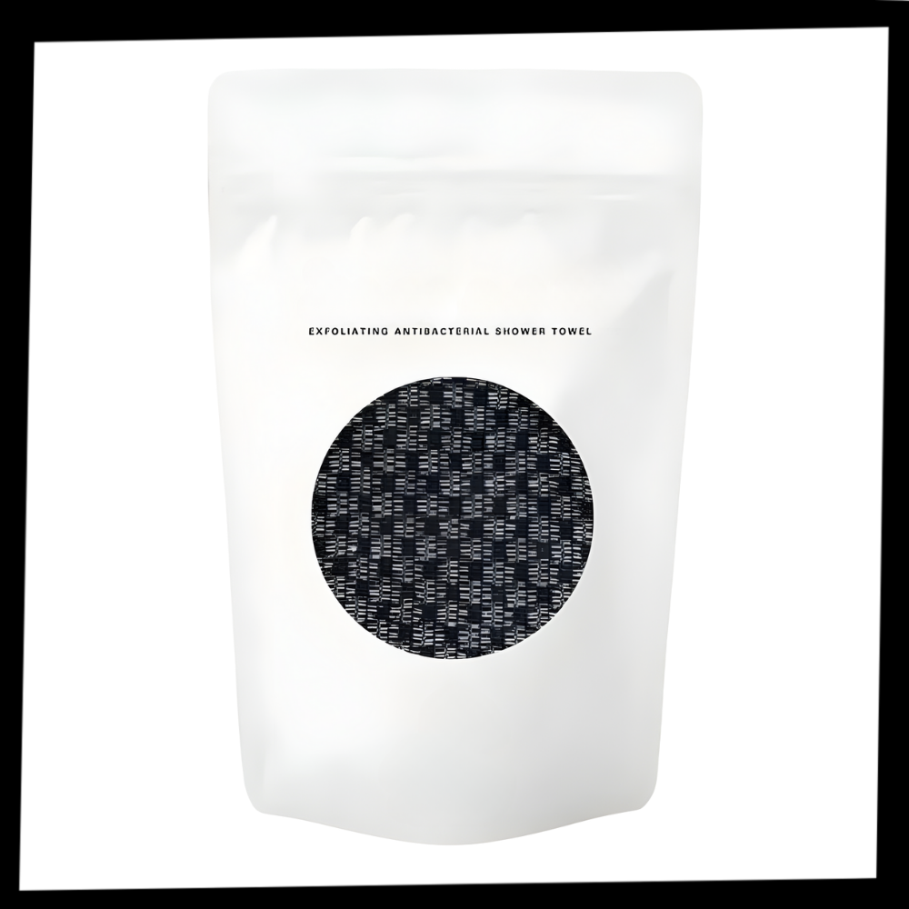 Vaskeklud med dobbelt tekstur til eksfoliering - Ozerty