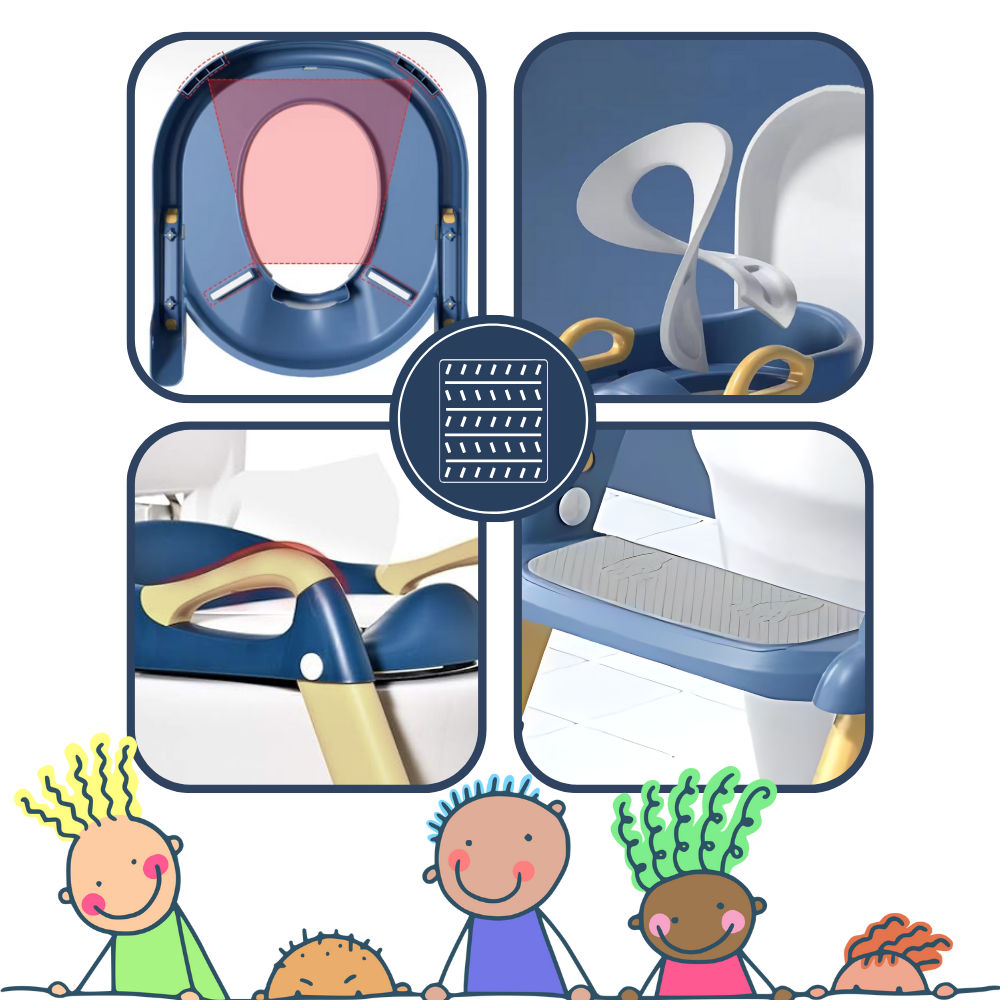 Skridsikker pottetræner med trin
- Ozerty