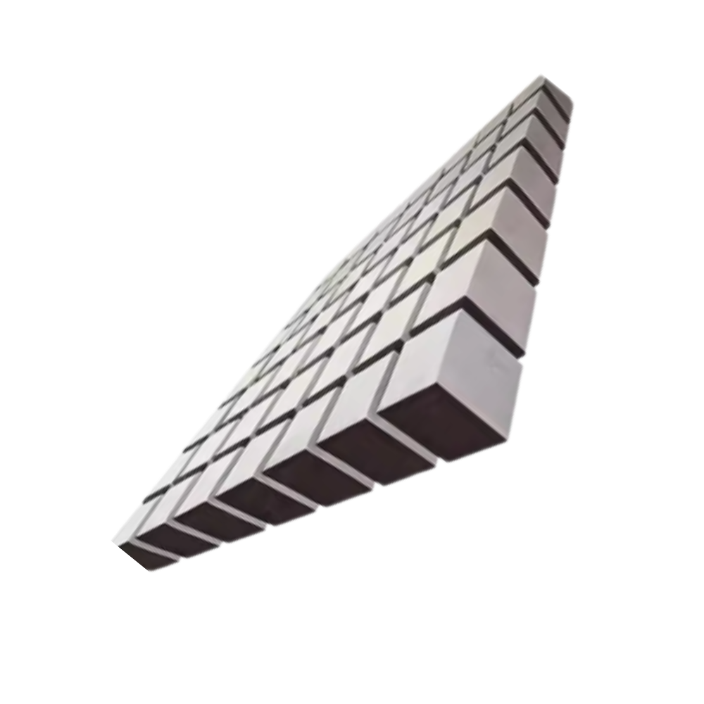 Easy Stick 3D Vægklistermærke -Uendelig gitter - Ozerty