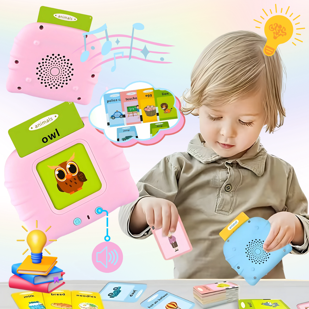 Pædagogiske Talende Flashkort - Ozerty