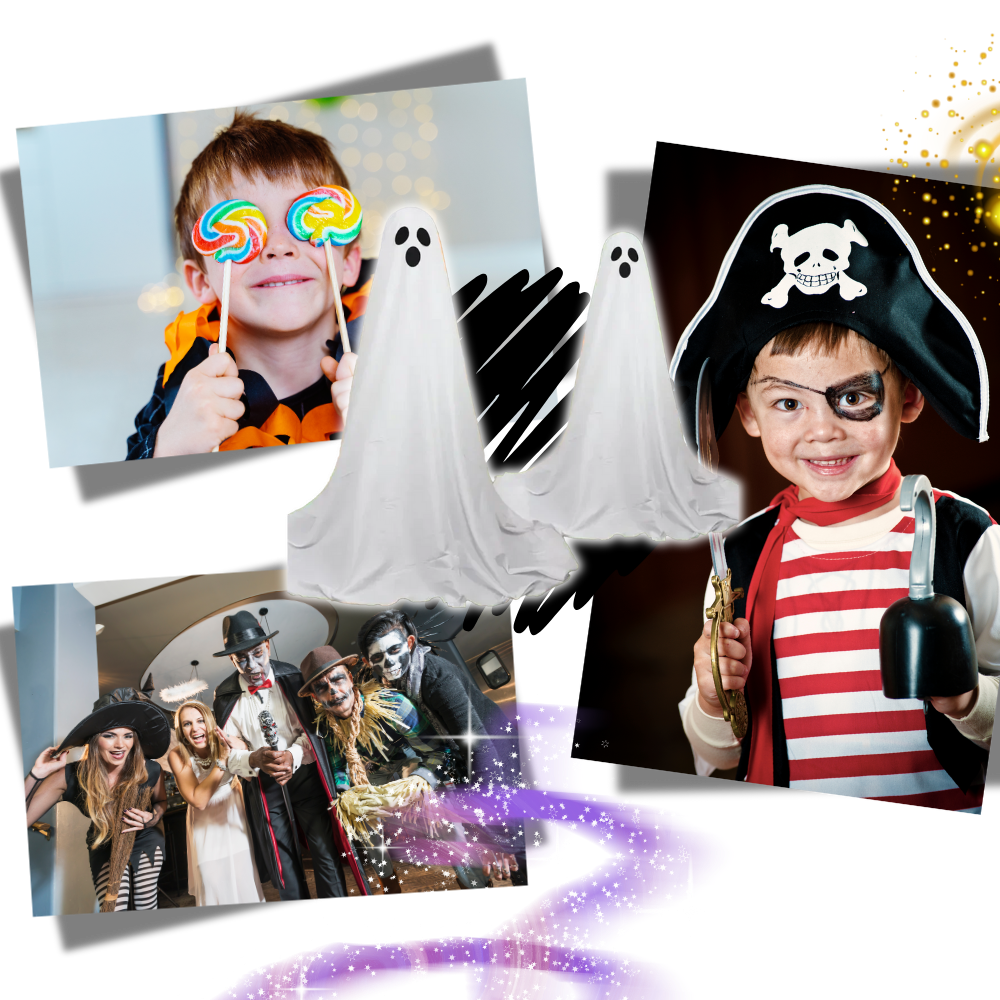 Uhyggeligt lysende Halloween-spøgelse - Ozerty