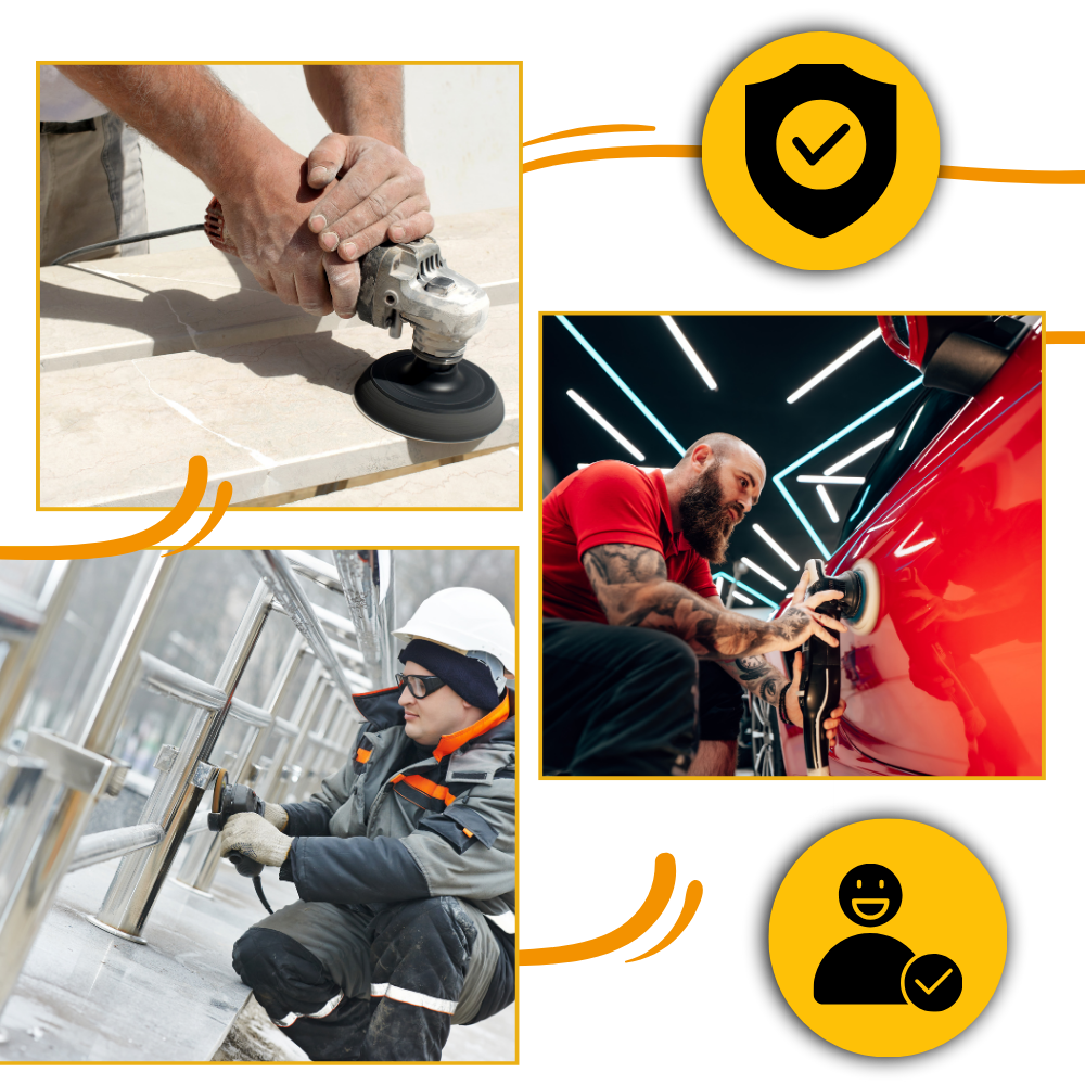 Effektiv polerskive til boremaskine
- Ozerty