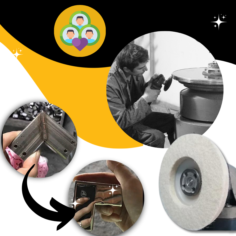 Effektiv polerskive til boremaskine
- Ozerty