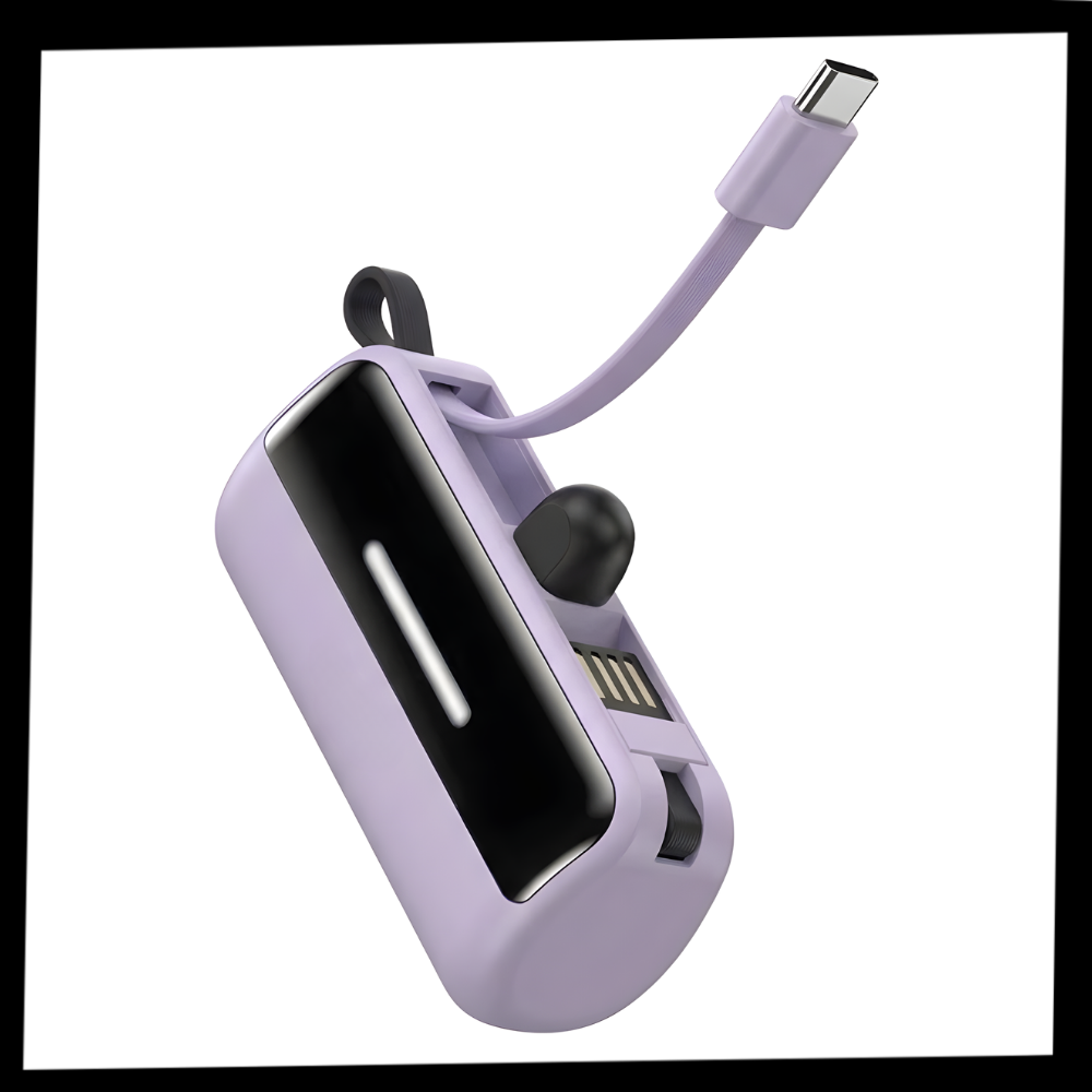 Mini Powerbank med Stativ - Ozerty