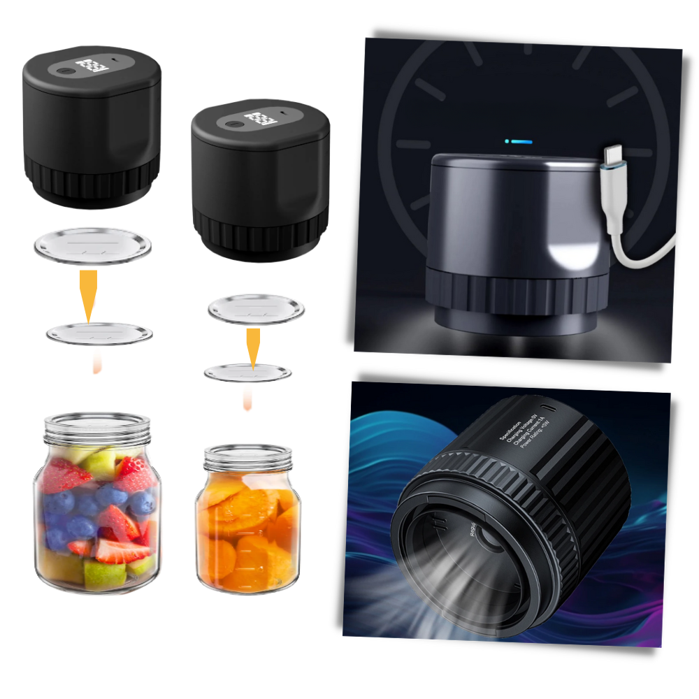 Elektrisk vakuumforsegler til glaskrukker
- Ozerty