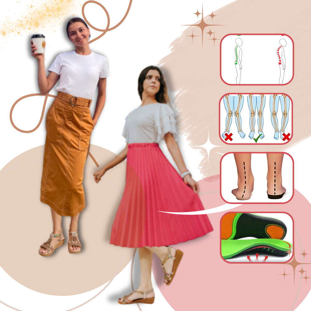 Elegante ortopædiske boho-sandaler
- Ozerty