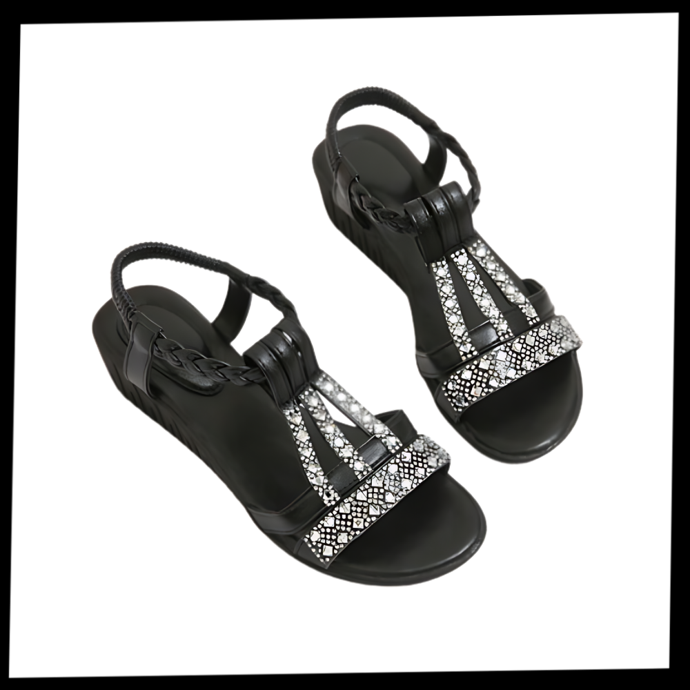 Elegante ortopædiske boho-sandaler
- Ozerty