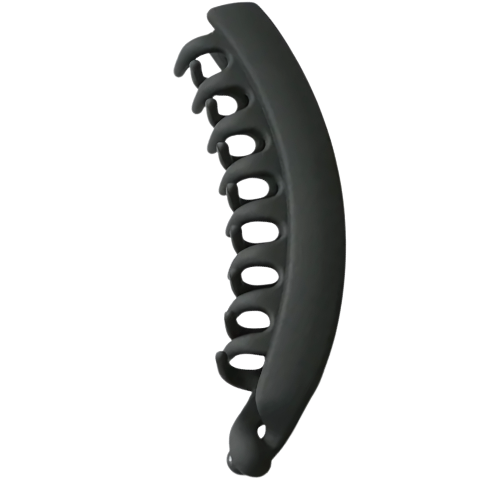 Elegant hestehaleholder med clips -Sort - Ozerty