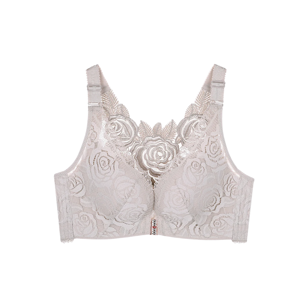 Elegant Rose Push-up Blonde BH -Beige - Ozerty